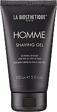 Gel za britje za vse tipe kože La Biosthetique Homme Shaving Gel