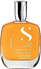 Večnamensko olje za kodraste lase Alfaparf Semi Di Lino Curls Multi-Benefit Oil