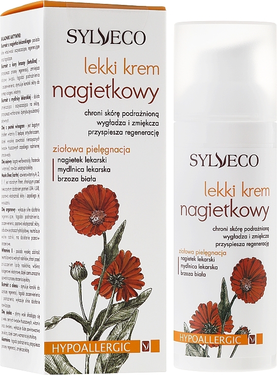 Lahka ognjičeva krema za obraz - Sylveco Face Cream