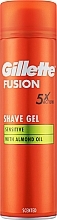 Gel za britje za občutljivo kožo z mandljevim oljem Gillette Fusion Shave Gel Sensitive With Almond Oil