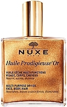 Čudežno suho zlato olje Nuxe Huile Prodigieuse Multi-Purpose Care Multi-Usage Dry Oil Golden Shimmer