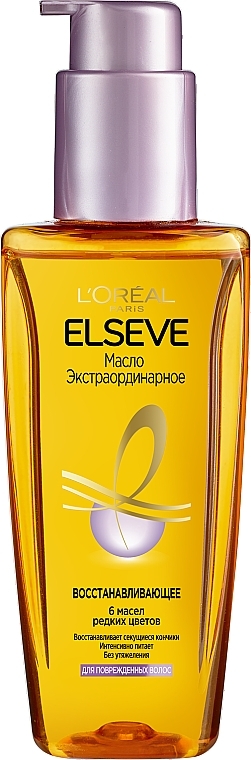 Izjemno obnovitveno olje za poškodovane lase - L'Oreal Paris Elseve Oil