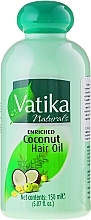 Obogateno kokosovo olje za lase Dabur Vatika Enriched Coconut Hair Oil