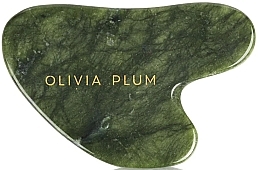 Strgalo Gua Sha, zelena Olivia Plum Contour Gua Sha