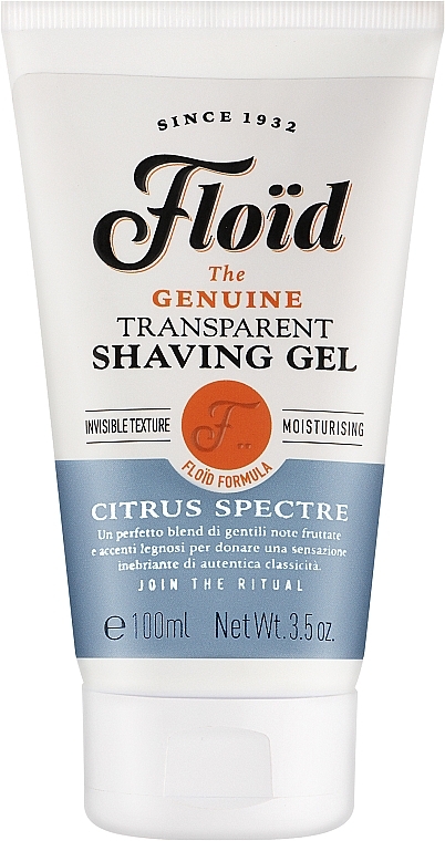 Prozoren gel za britje - Floid Citrus Spectre Shaving Gel