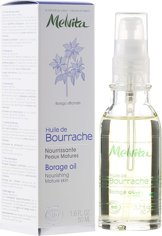 Olje za obraz "Boragina" - Melvita Huiles De Beaute Borage Oil