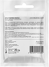 Alginatna maska z lifting učinkom s kolagenom in elastinom Joko Blend Premium Alginate Mask