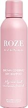 Ξηρό σαμπουάν μαλλιών Roze Avenue Brown Covering Dry Shampoo