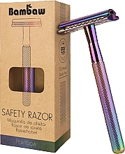 Бритва со сменным лезвием, радуга Bambaw Safety Razor