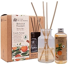 Σετ Cinnamon and orange La Casa De Los Aromas Reed Diffuser XL Botanical Home Box Cinnamon & Orange	