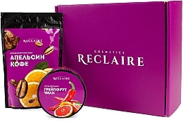 Набор "Двойной горячий антицеллюлитный комплекс" Reclaire (scrub/250g + wrap/200ml)