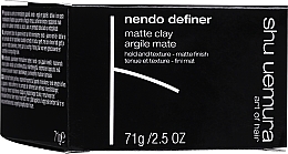 Матовая помада для укладки волос Shu Uemura Art Of Hair Nendo Definer Matt Clay