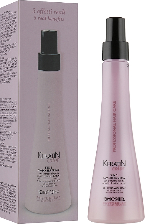 Спрей для окрашенных волос 5в1 - Phytorelax Laboratories Keratin Color 5-in-1 Spray Mask