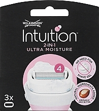 Бритва с 3 сменными кассетами Wilkinson Sword Intuition Ultra Moisture