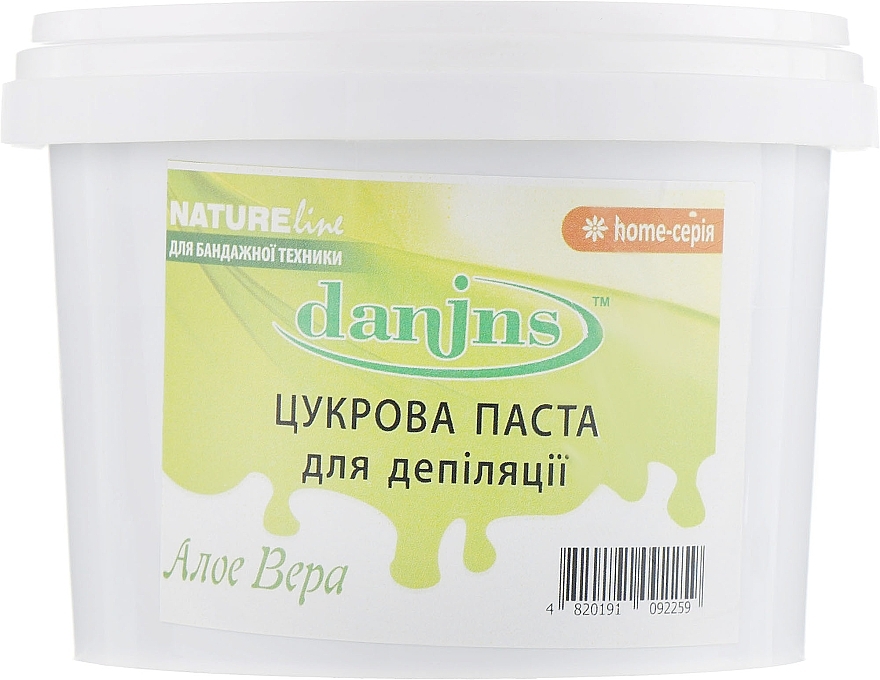 Сахарная паста для депиляции в домашних условиях "Алоэ Вера" Danins Home Sugar Paste Aloe Vera