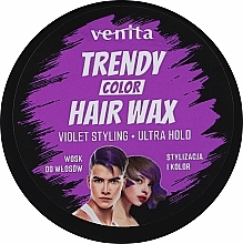 Цветной воск для волос Venita Trendy Color Hair Wax