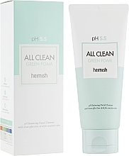 Очищающая пенка для лица Heimish All Clean Green Foam pH 5.5