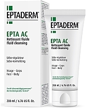 Очищающий флюид для жирной кожи лица Eptaderm Epta AC Cleansing Fluid