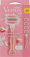 Бритва с 4 сменными кассетами Gillette Venus Spa Breeze