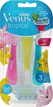 Одноразовые бритвенные станки, 3 шт Gillette Venus Tropical