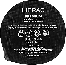 Антивозрастной крем для лица Lierac Premium The Silky Cream (сменный блок)