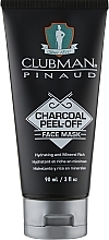 Очищающая черная маска для лица Clubman Pinaud Charcoal Peel-Off Face Mask