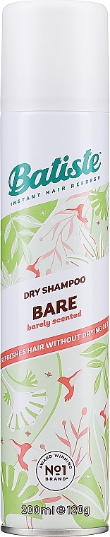 Suchý šampon - Batiste Dry Shampoo Natural & Light Bare