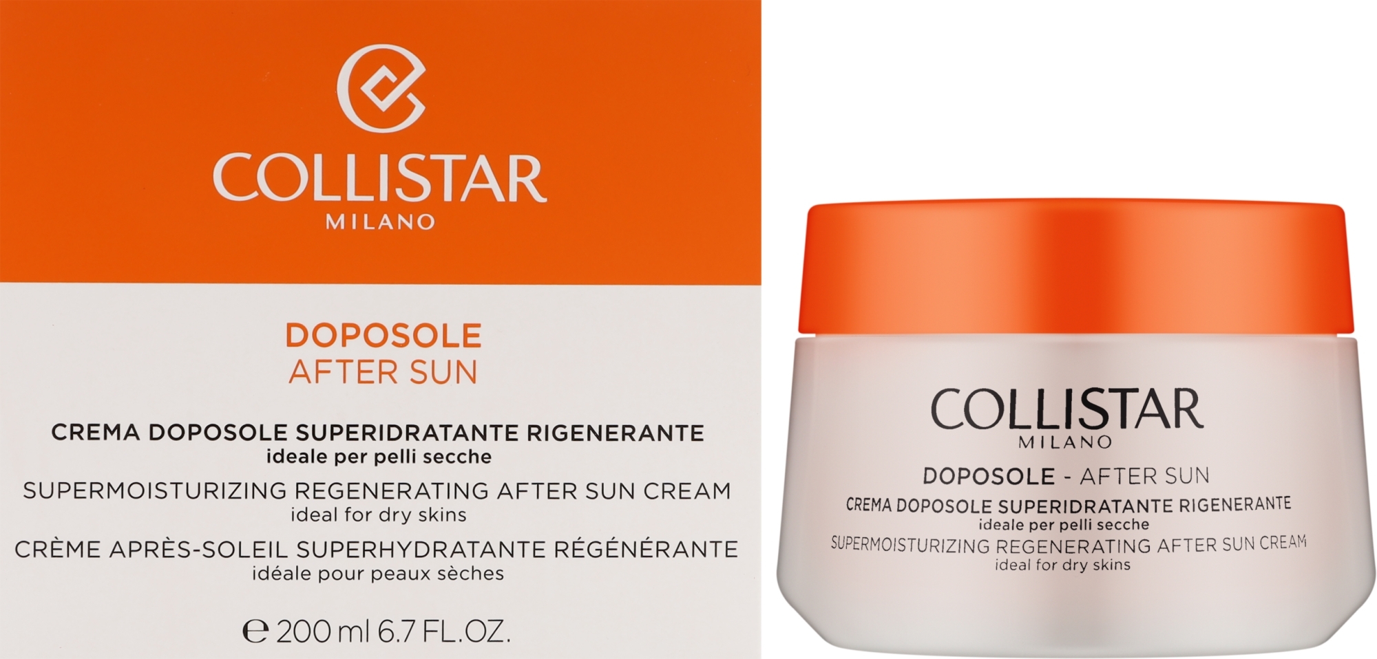 Regenerační a hydratační péče po opalování Collistar Speciale Abbronzatura Perfetta Crema Doposole Superidratante Rigenerante