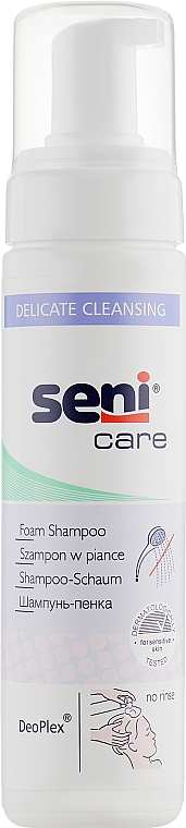 Pěnový šampon bez použití vody - Seni Care Foam Shampoo