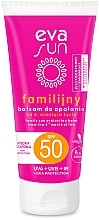 Opalovací balzám SPF 50 s jantarovým biokomplexem a vitamínem E pro celou rodinu a děti od 6 měsíců Eva Natura Family Sun Protection Balm SPF50