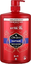 Šampon-sprchový gel 3v1 Old Spice Captain Shower Gel + Shampoo 3 in 1