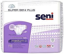 Plenky pro dospělé Super Seni Plus, 75-110 cm Seni Medium 2 Fit & Dry