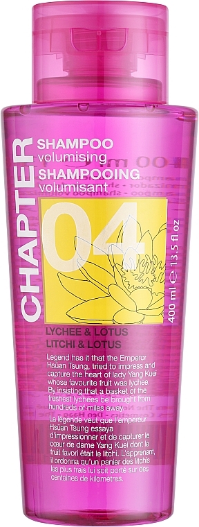 Šampon pro objem s vůní liči a lotosu - Chapter 04 Lychee & Lotus Volumising Shampoo