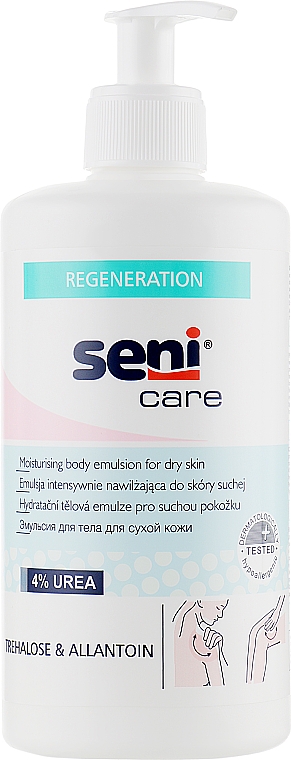 Emulze pro suchou pokožku těla - Seni Care Regeneration Body Emulsion