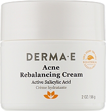 Увлажняющий крем с противовоспалительным комплексом Derma E Anti-Acne Rebalancing Cream Active Salicylic Acid