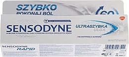 Зубная паста быстрого действия отбеливающая Sensodyne Rapid Relief Whitening