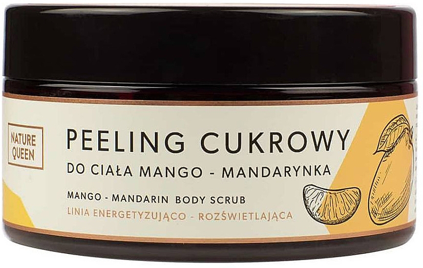 Сахарный скраб для тела "Манго-Мандарин" Nature Queen Mango-Mandarin Body Scrub