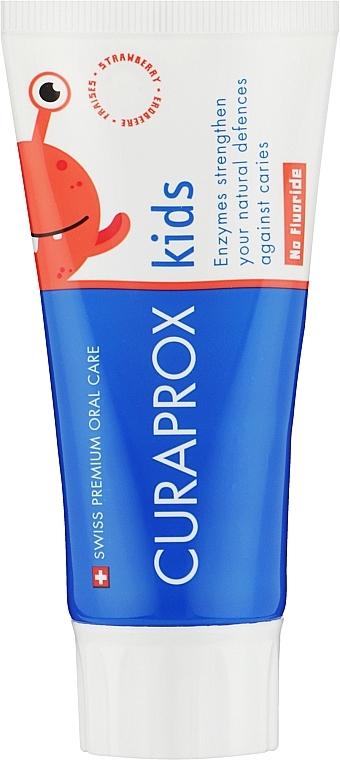 Зубная паста детская "Клубника" без втора - Curaprox For Kids Toothpaste