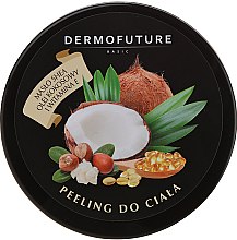 Сахарный скраб для тела с маслами ши и кокоса DermoFuture Sugar Body Scrub