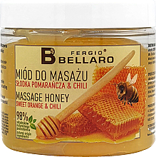 Мед для массажа "Сладкий апельсин и чили" Fergio Bellaro Massage Honey Sweet Orange & Chili