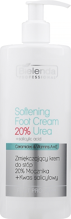 Zmäkčujúci krém na nohy Bielenda Professional Podo Expert Program Softening Foot Cream 20% Urea