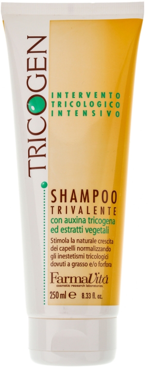 Trojmocný šampón s Auxina Tricogena a bylinnými extraktmi - Farmavita Shampoo Tricogen