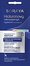 Pleťová maska ​​proti vráskam Soraya Hyaluronic Microinjection Progressive Wrinkle Filling Mask 