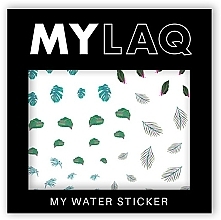 Autocollants pour ongles, Ma feuille de couleur pastel MylaQ My Water Sticker My Pastel Leaf