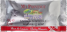 Mydlo tvrdé marseillské "Višňové kvety" Ma Provence Marseille Soap Cherry Blossom