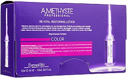 Lotion pre ochranu jasu farieb Farmavita Amethyste Color Re-Vital Restoring Lotion 10x10ml