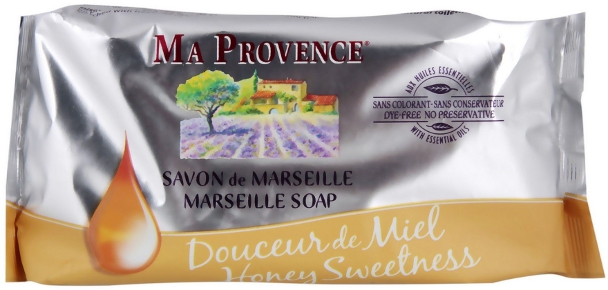 Marselské mydlo "Sladký med" - Ma Provence Marseille Soap