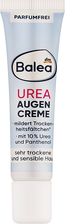 Krém na pokožku okolo očí s kozmetickou ureou - Balea Urea Eye Cream