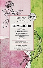 Sada masiek na tvár Soraya Kombucha 3-Set Masks