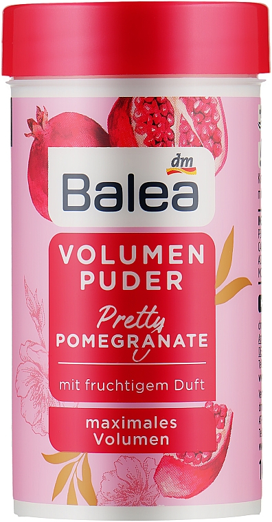 Púder pre objem vlasov - Balea Volume Pretty Pomegranate Powder